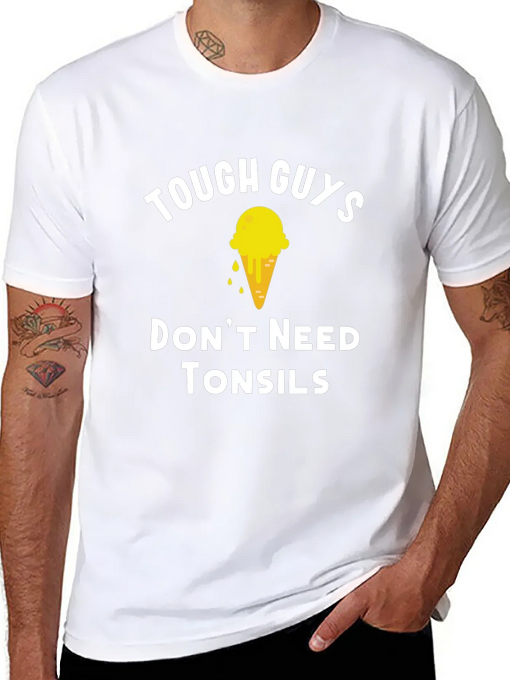 Tough Guys Dont Need Tonsils T-Shirt product image 10