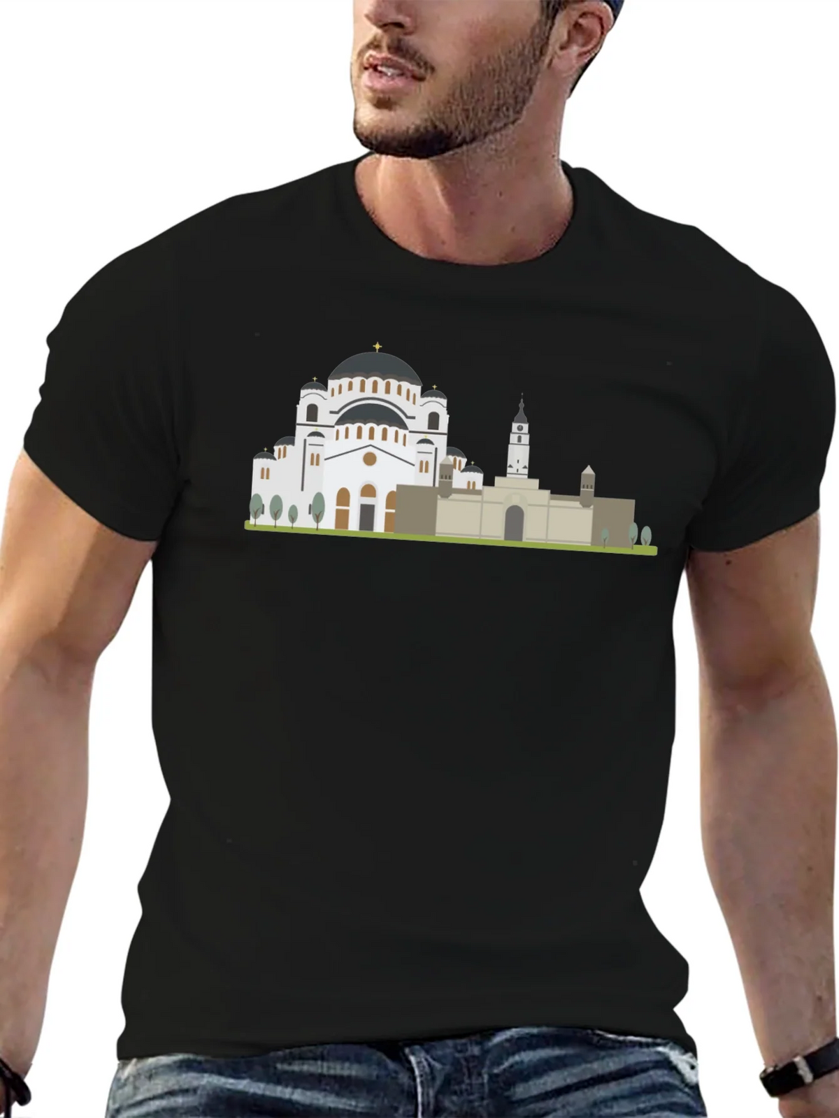Belgrade Skyline T-Shirt - Serbia Travel Souvenir product image 9