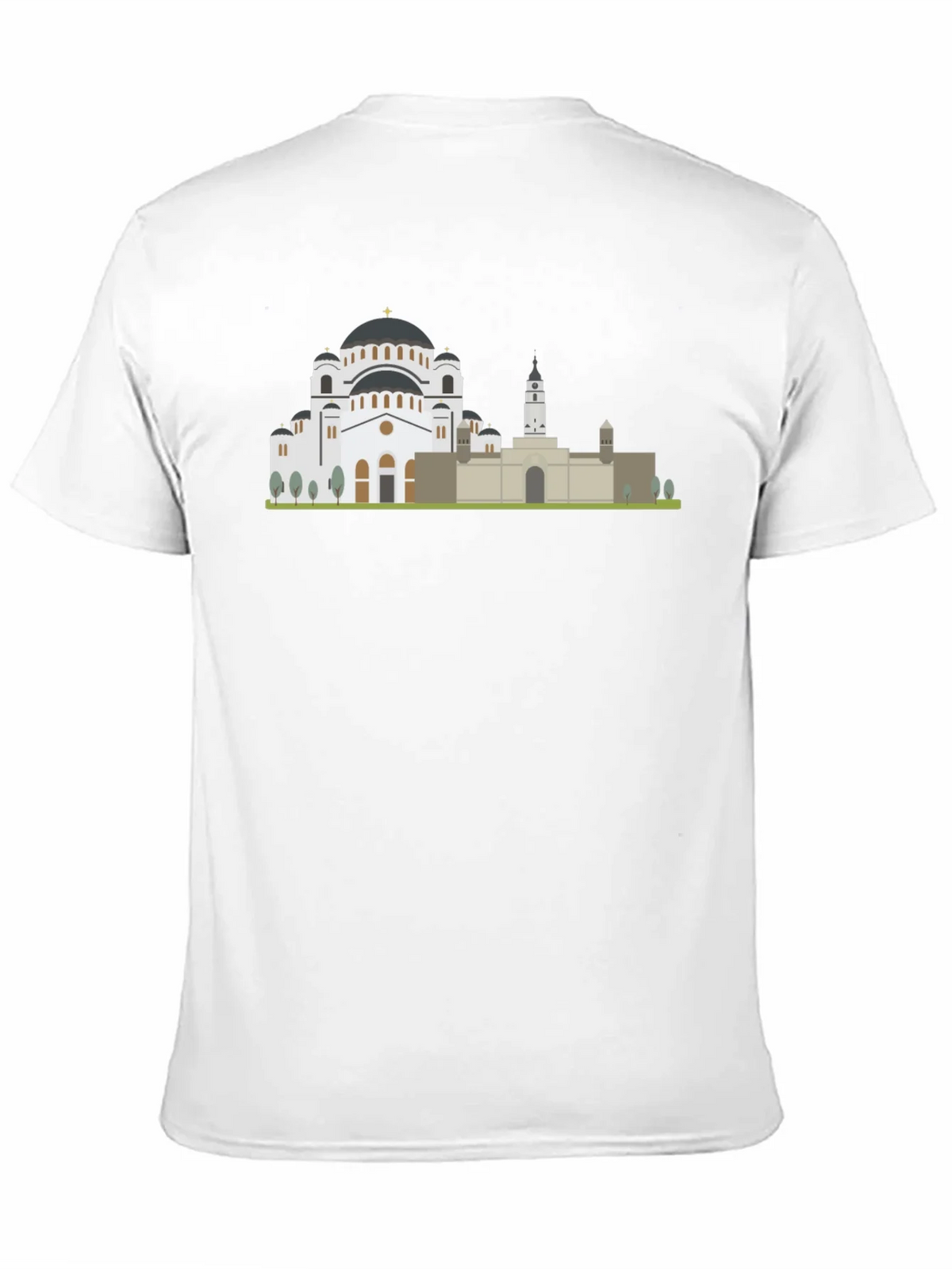 Belgrade Skyline T-Shirt - Serbia Travel Souvenir product image 2