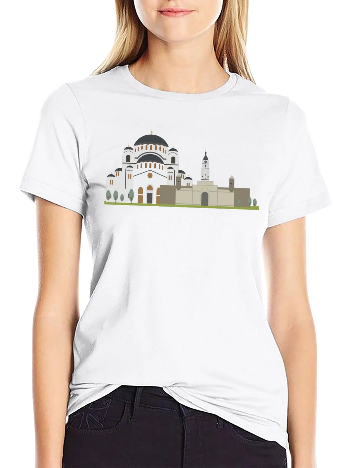 Belgrade Skyline T-Shirt - Serbia Travel Souvenir product image 11