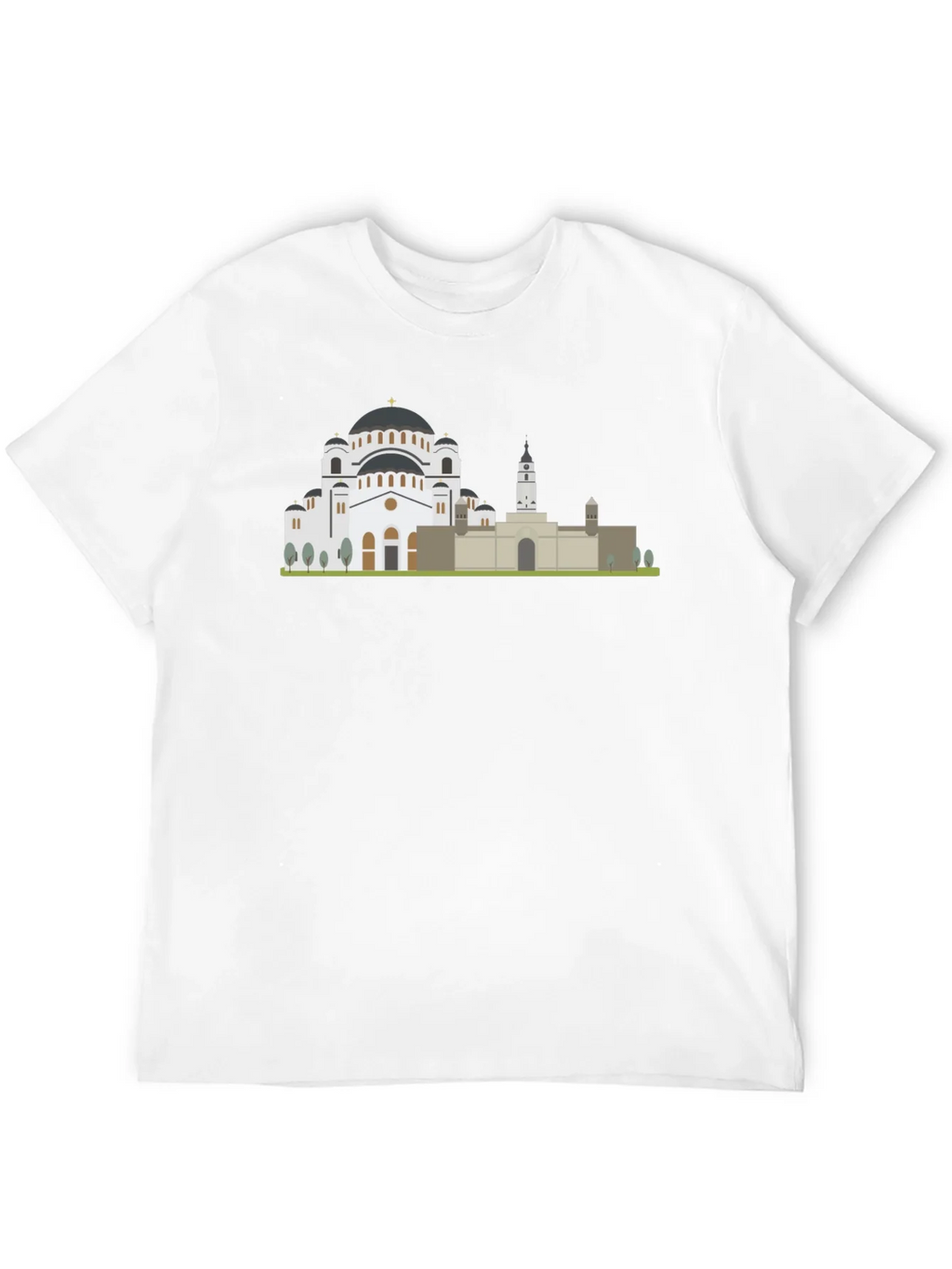Belgrade Skyline T-Shirt - Serbia Travel Souvenir product image 3