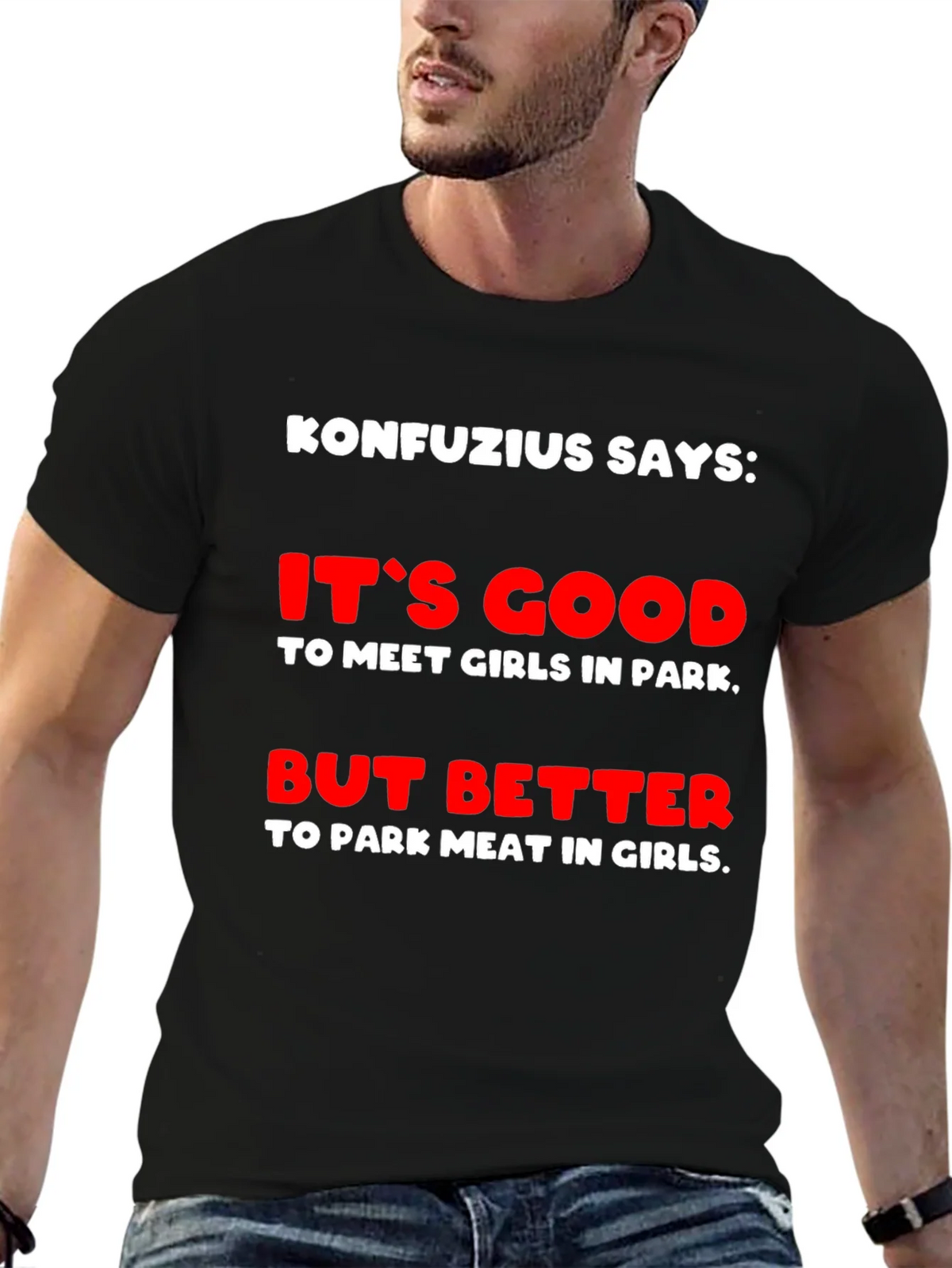 Konfucius Says Graphic T-Shirt product image 9