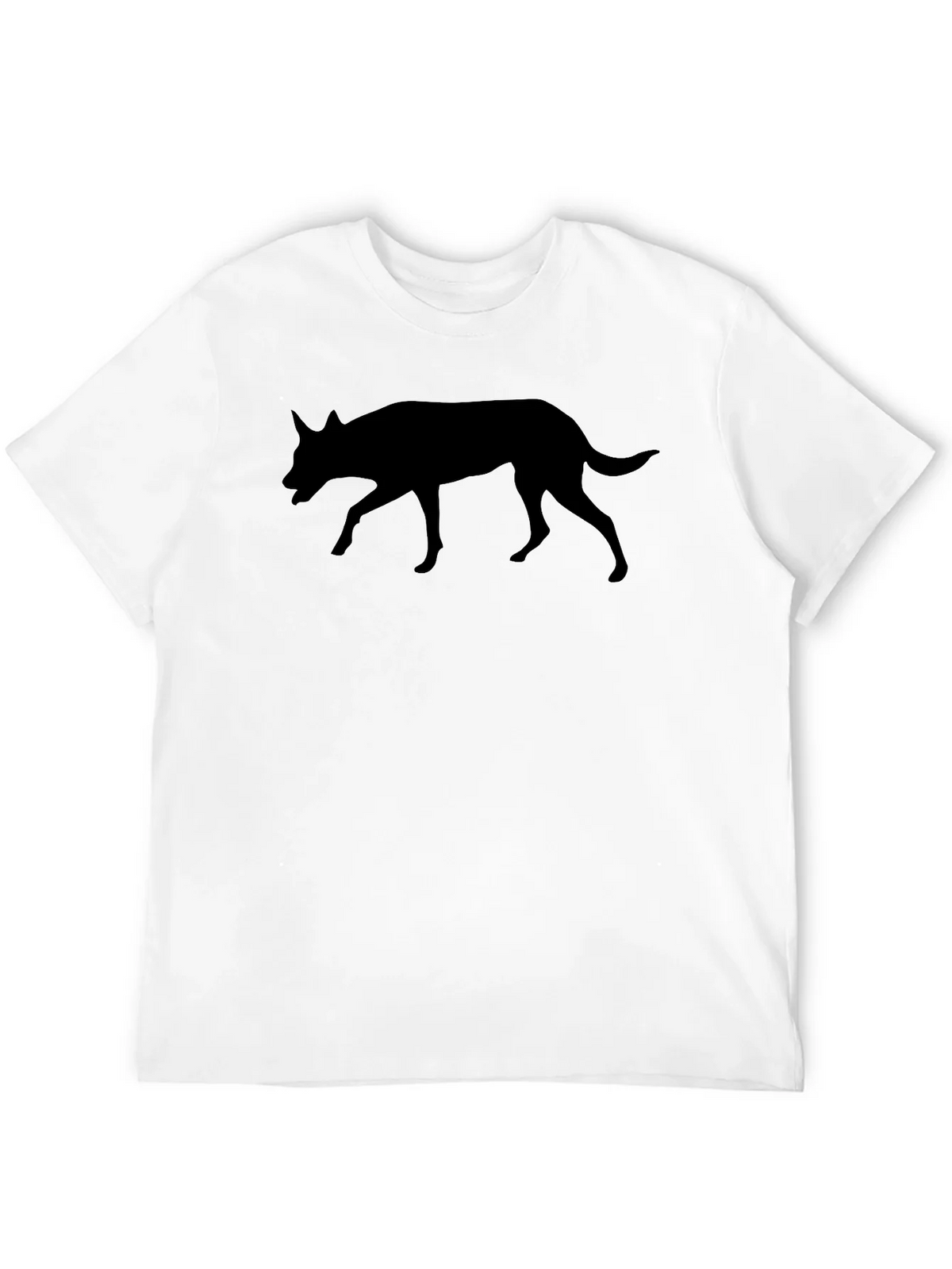 Black Dog Silhouette Graphic Tee - Unisex Casual Shirt product image 3