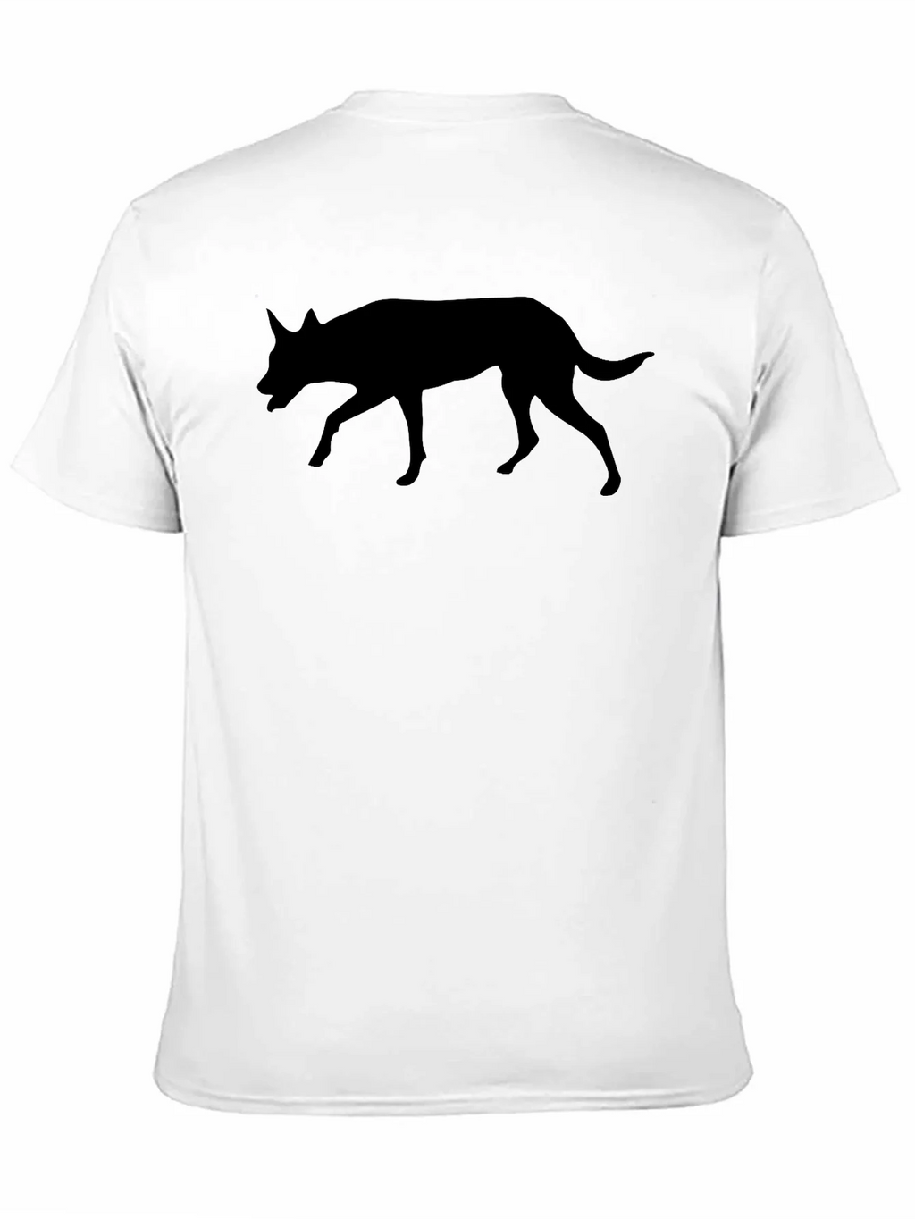 Black Dog Silhouette Graphic Tee - Unisex Casual Shirt product image 2