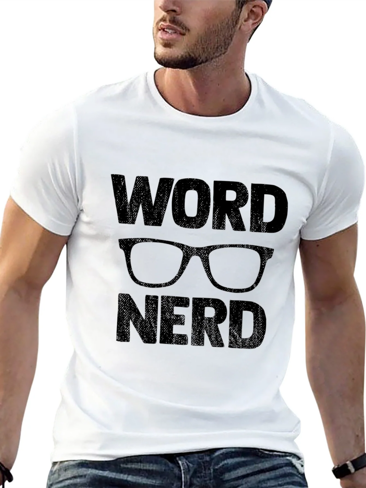 Word Nerd Graphic T-Shirt - Black product image 4