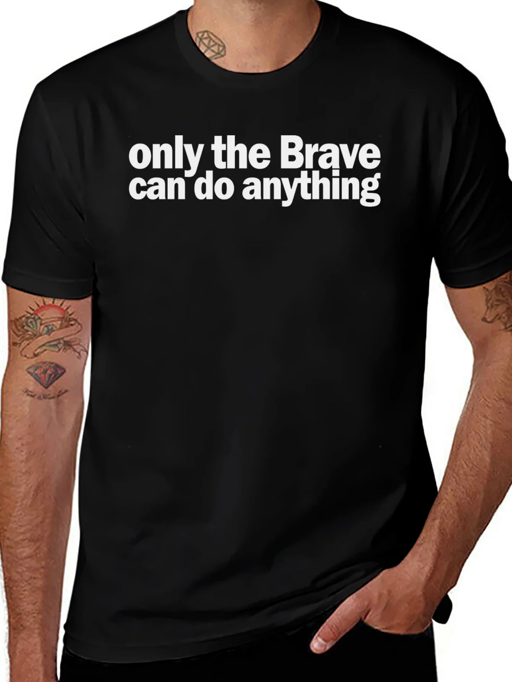 Brave Statement Graphic Tee product image 1
