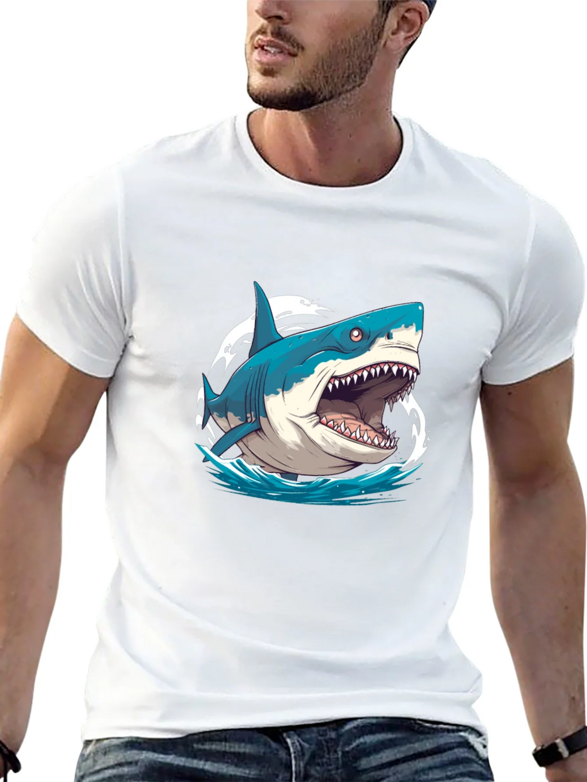 Shark Graphic Tee - Ocean Predator T-Shirt product image 4