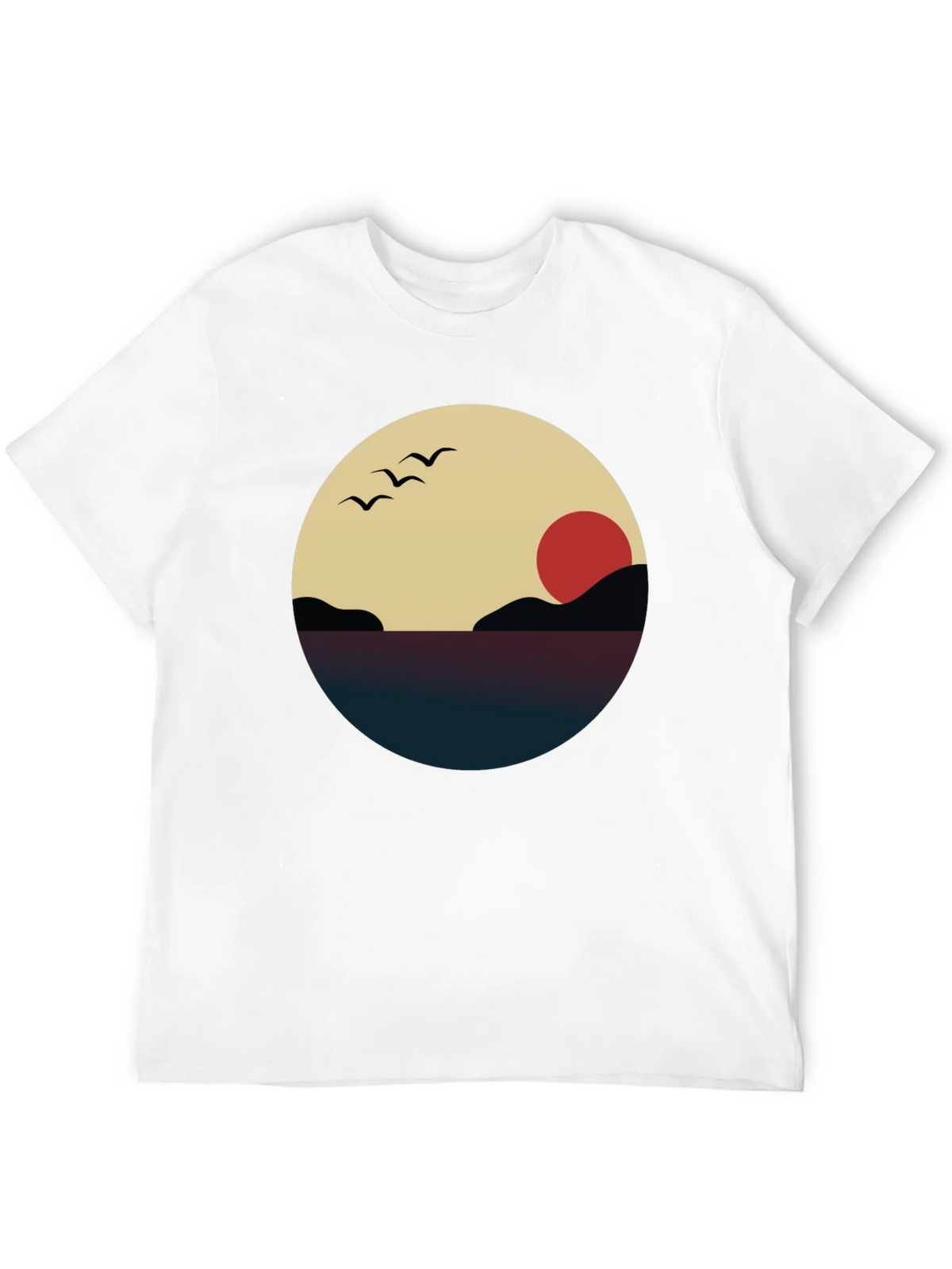 Sunset Graphic Tee - Minimalist Design product image 3