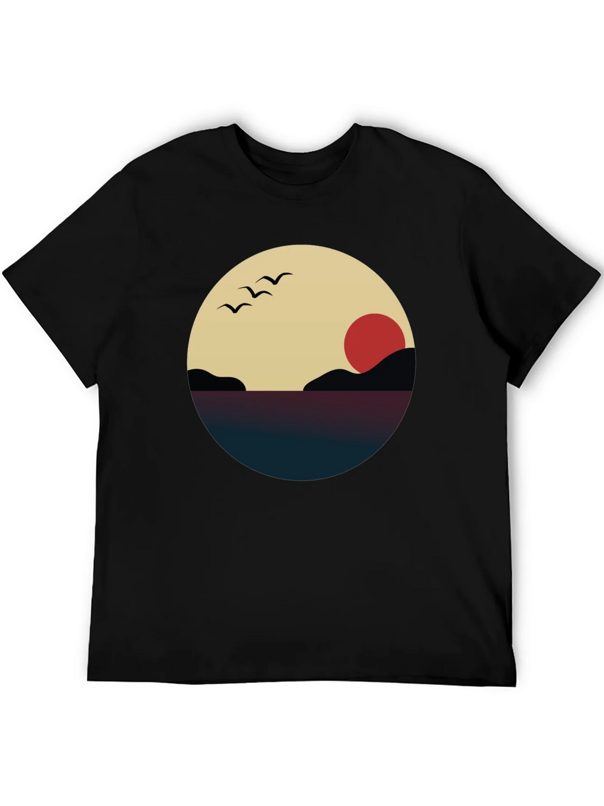 Sunset Graphic Tee - Minimalist Design product image 8