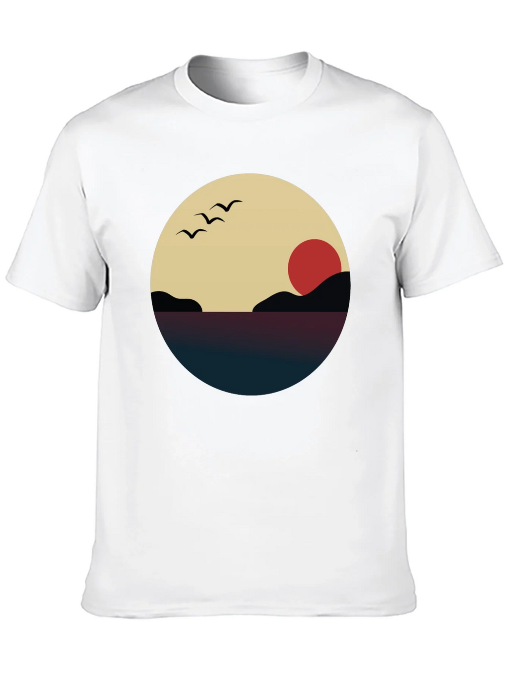 Sunset Graphic Tee - Minimalist Design product image 12