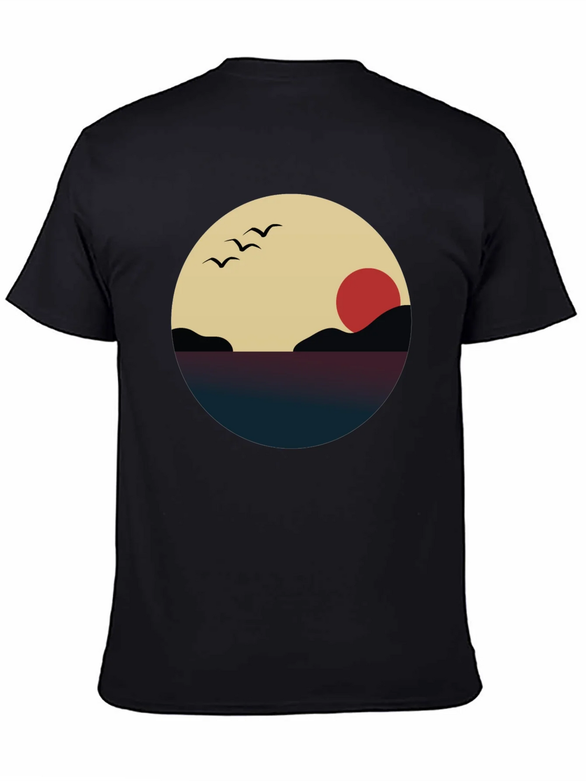 Sunset Graphic Tee - Minimalist Design product image 7