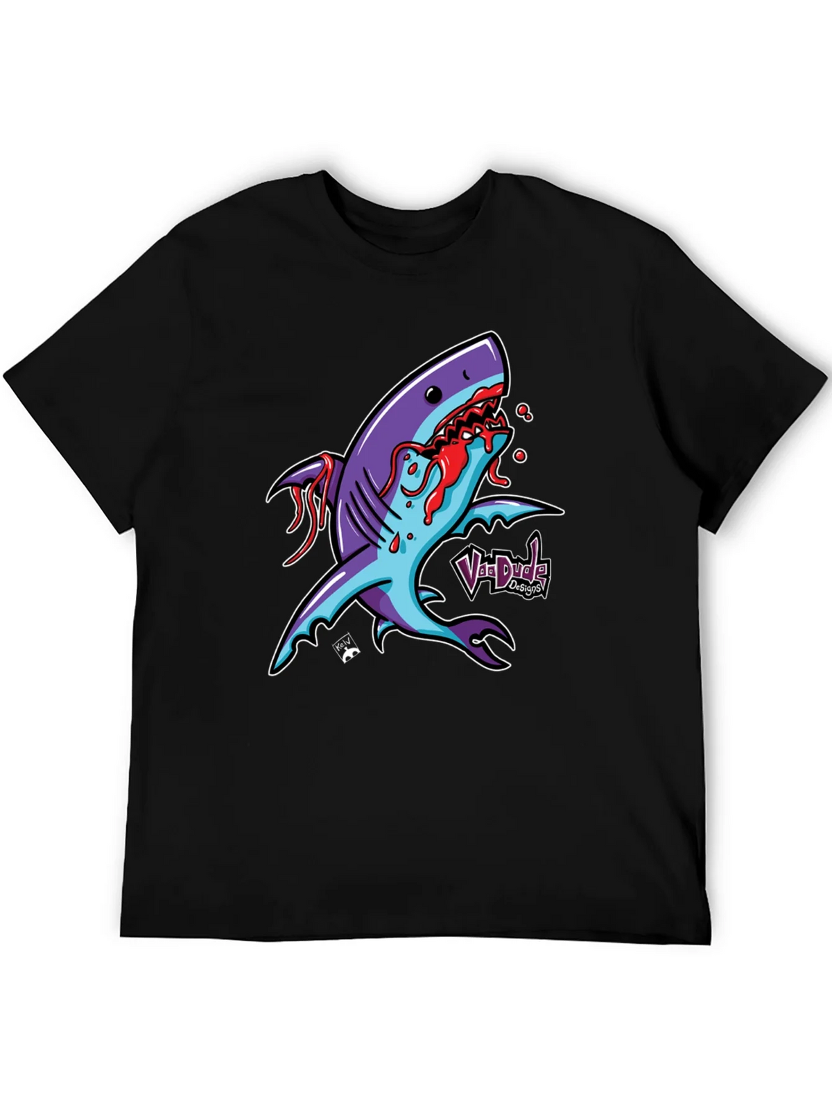 Shark Attack Graphic T-Shirt - Bold Cartoon Design product image 4