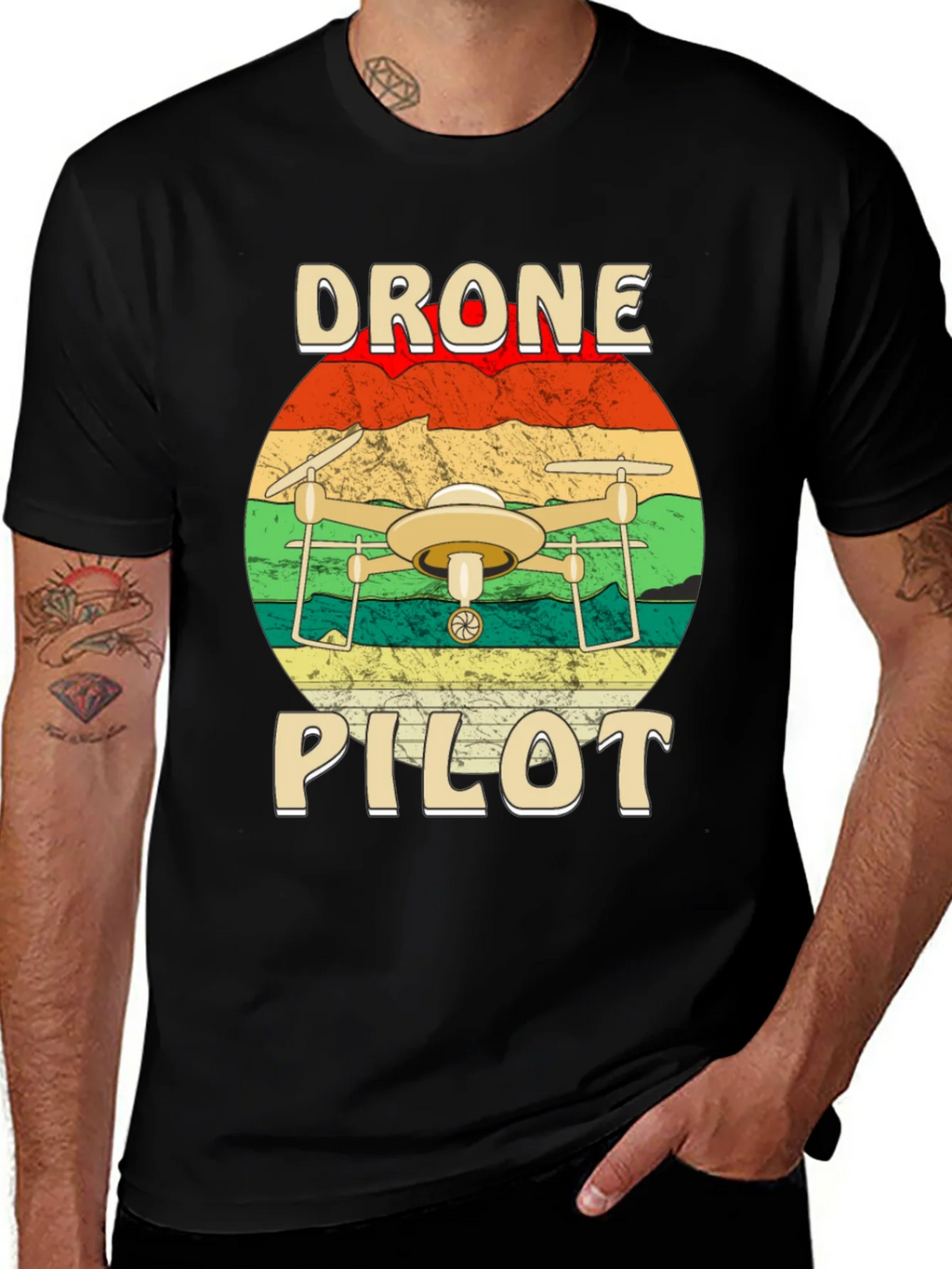Drone Pilot Graphic T-Shirt - Aviation Enthusiast Tee product image 1