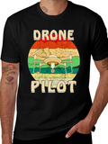 Drone Pilot Graphic T-Shirt - Aviation Enthusiast Tee product image 1