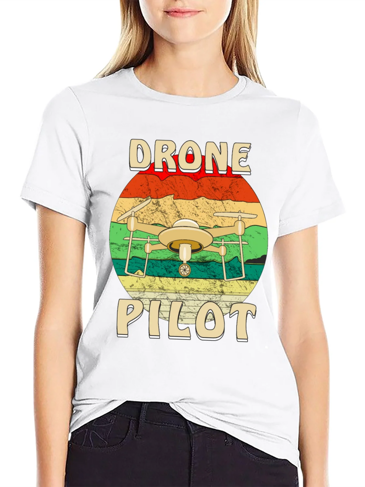Drone Pilot Graphic T-Shirt - Aviation Enthusiast Tee product image 11
