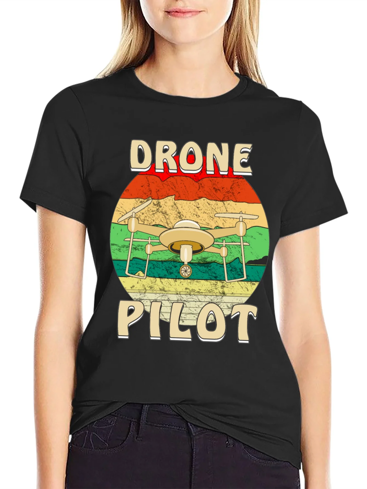 Drone Pilot Graphic T-Shirt - Aviation Enthusiast Tee product image 5