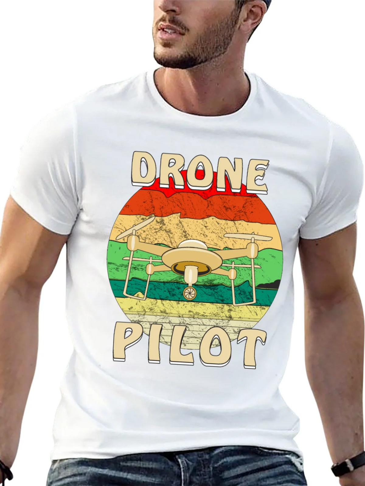 Drone Pilot Graphic T-Shirt - Aviation Enthusiast Tee product image 4