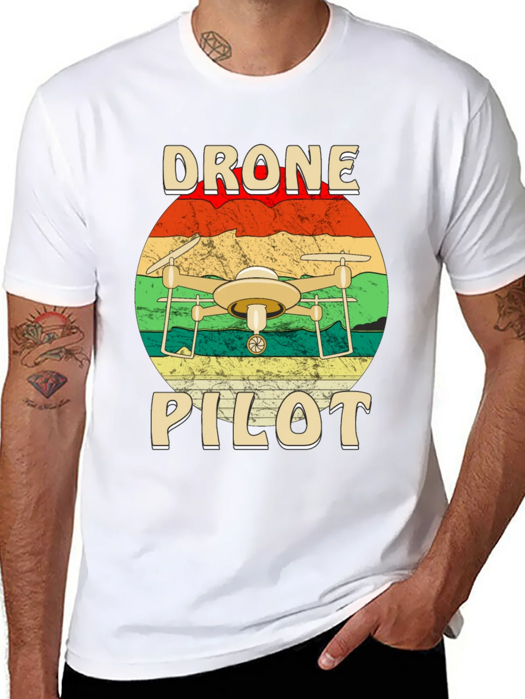 Drone Pilot Graphic T-Shirt - Aviation Enthusiast Tee product image 10