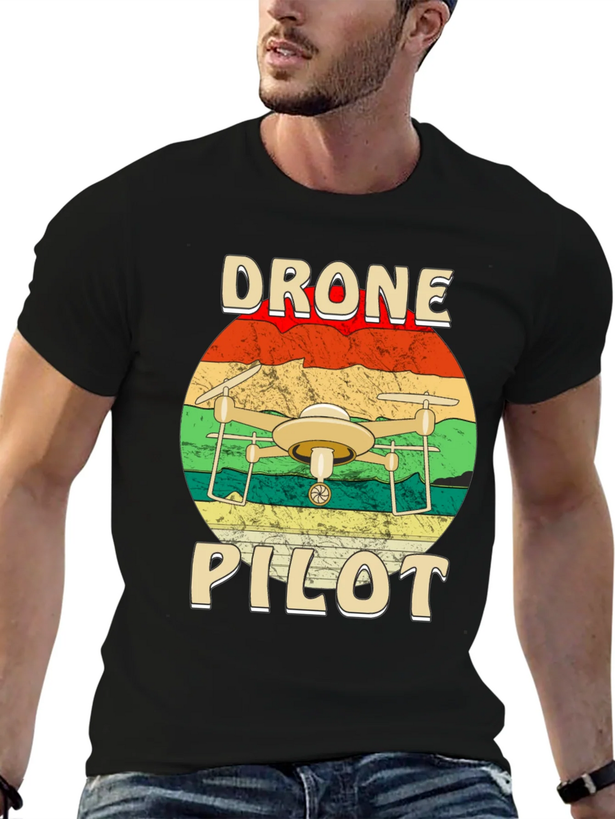 Drone Pilot Graphic T-Shirt - Aviation Enthusiast Tee product image 9