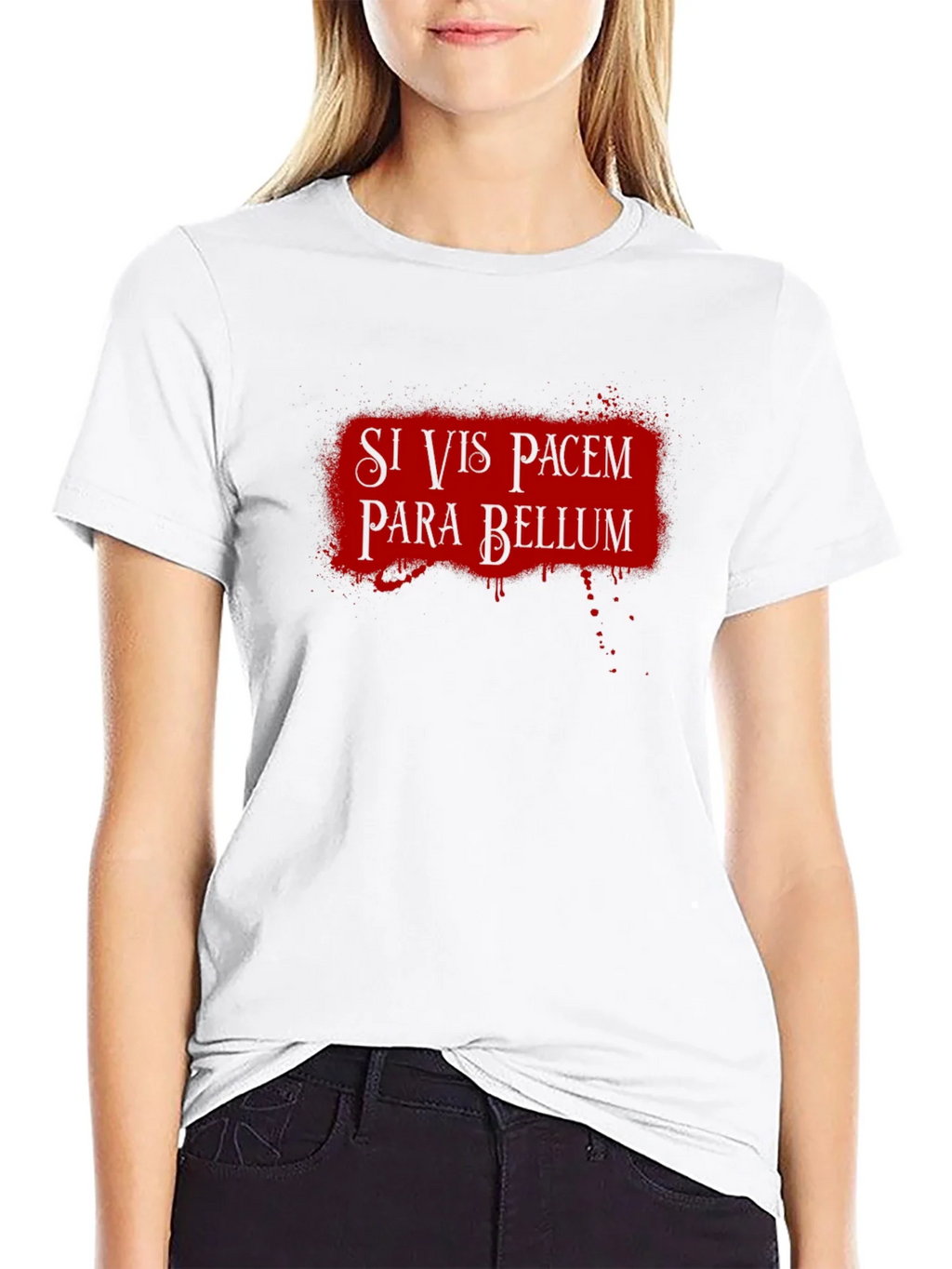 Si Vis Pacem Para Bellum T-Shirt - Latin Phrase product image 11