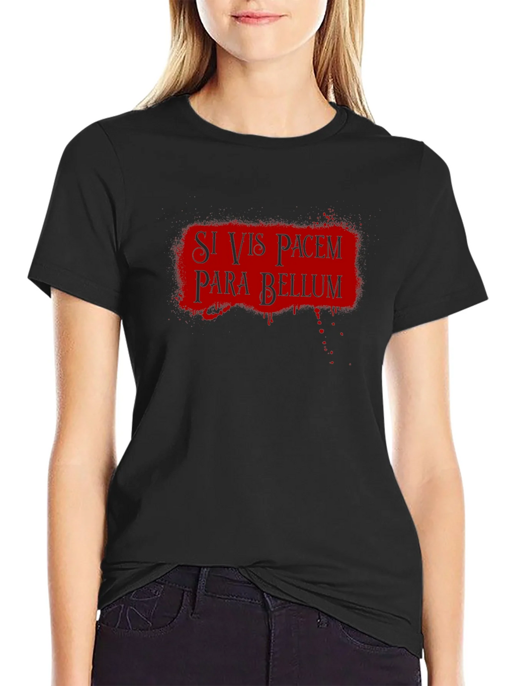 Si Vis Pacem Para Bellum T-Shirt - Latin Phrase product image 5