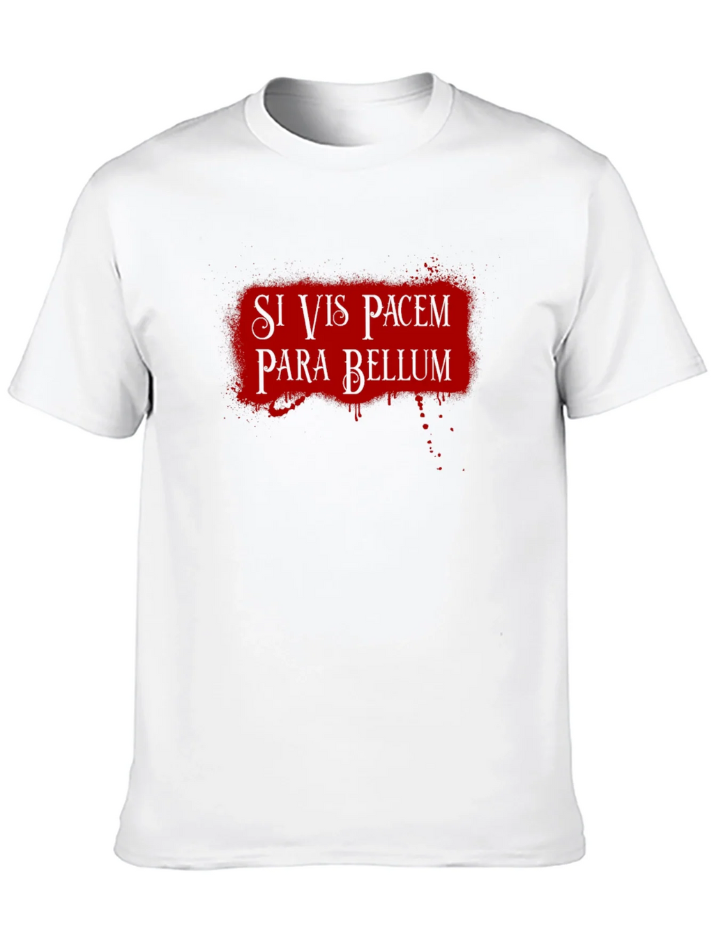 Si Vis Pacem Para Bellum T-Shirt - Latin Phrase product image 12