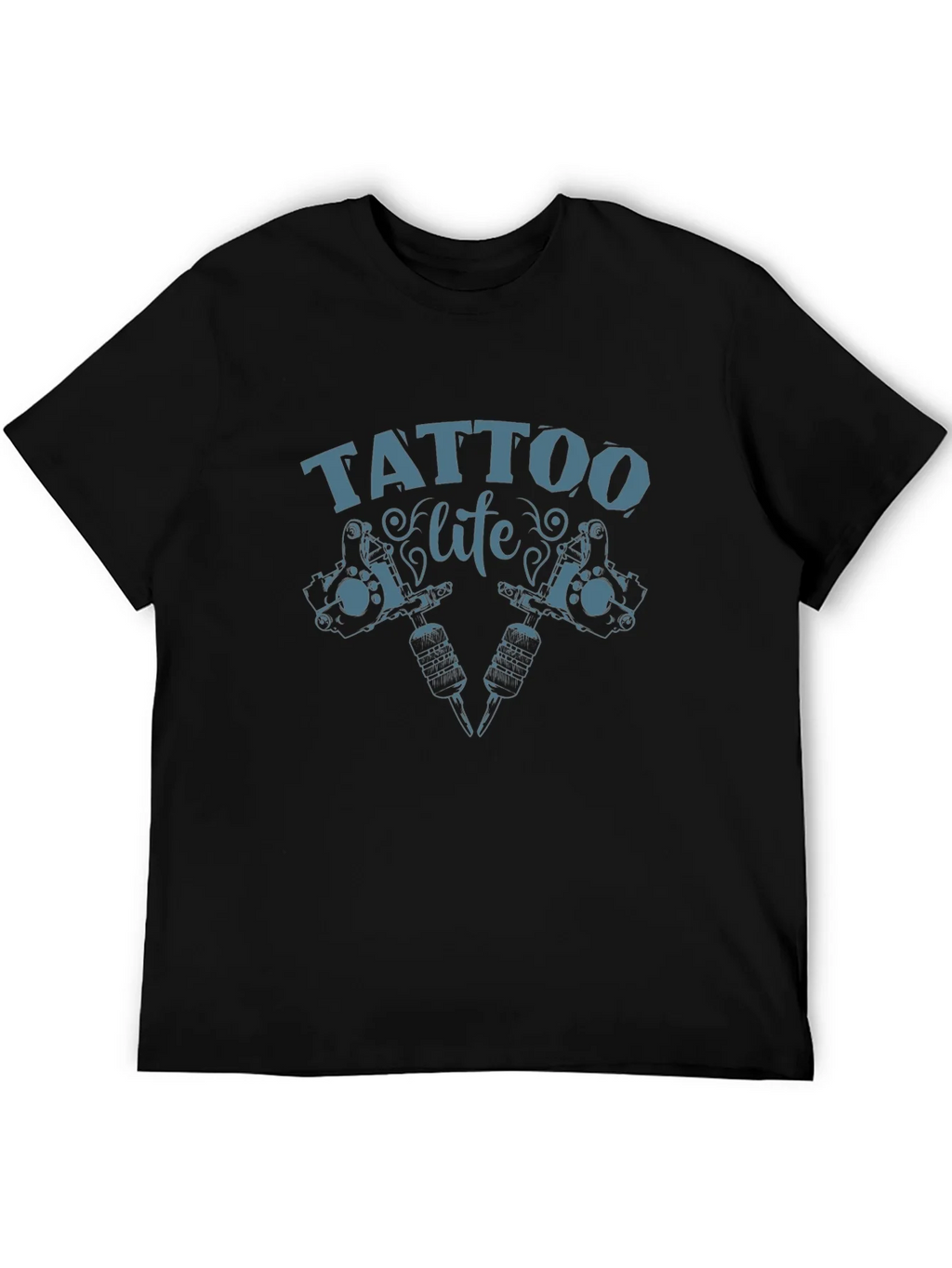 Tattoo Life Graphic Tee - Black Cotton T-Shirt product image 8