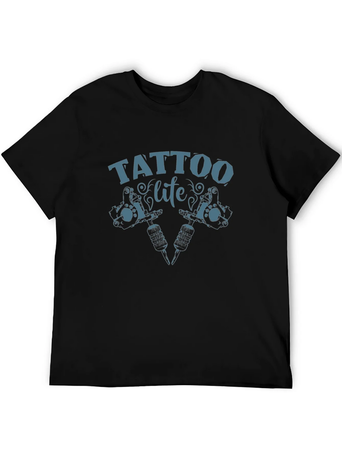 Tattoo Life Graphic Tee - Black Cotton T-Shirt product image 8
