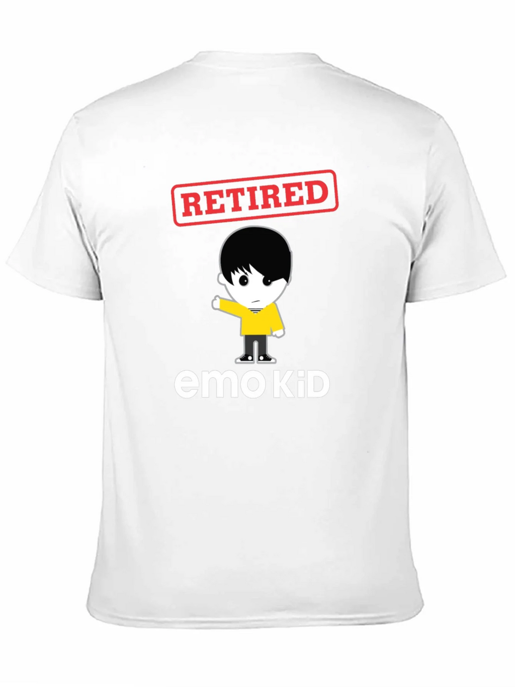 Retired Emo Kid Black Graphic Tee product image 2