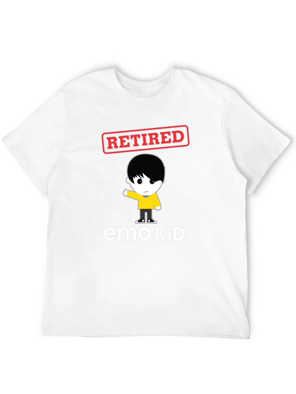 Retired Emo Kid Black Graphic Tee product image 3