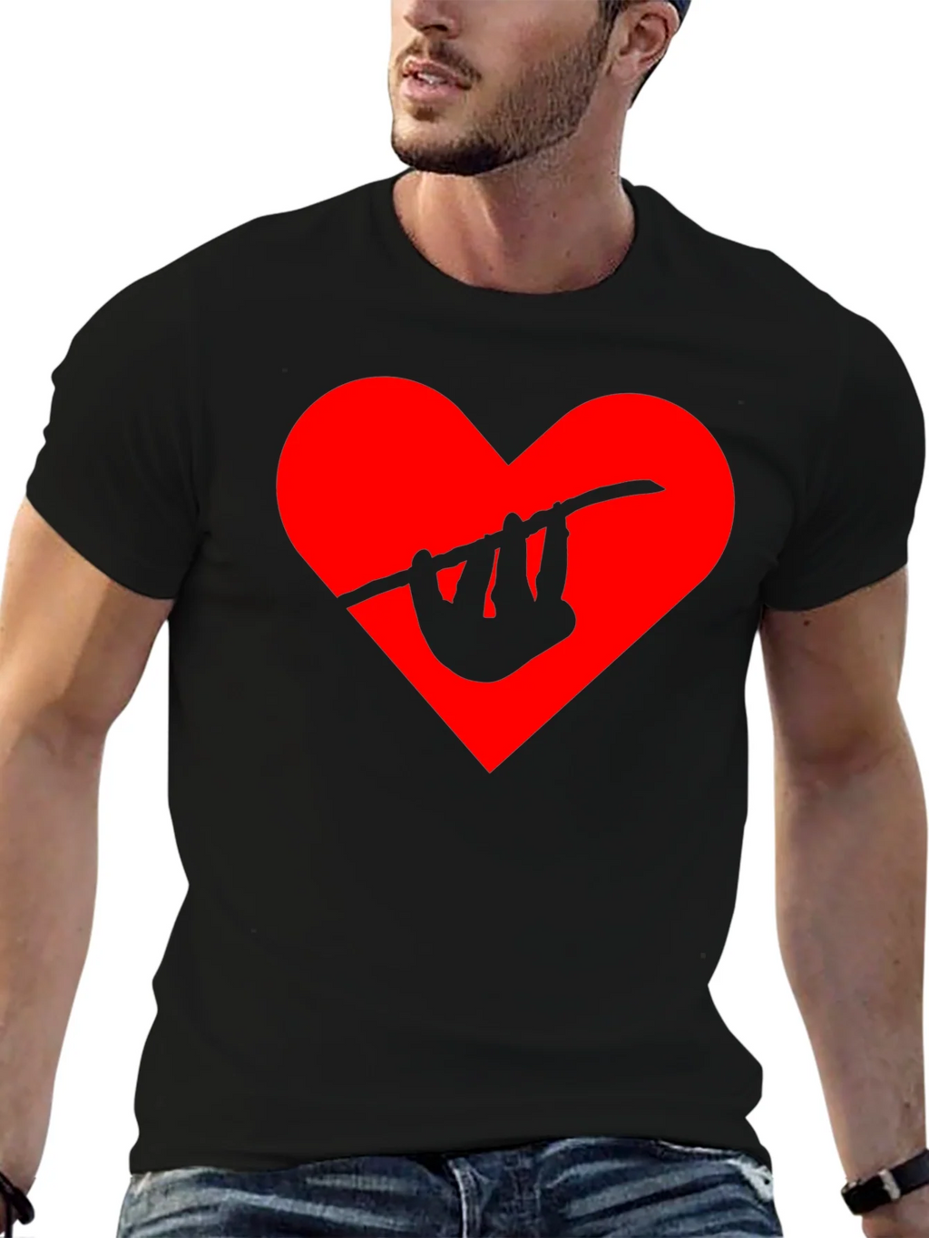 Sloth Heart Graphic Tee - Hang in There! product image 9