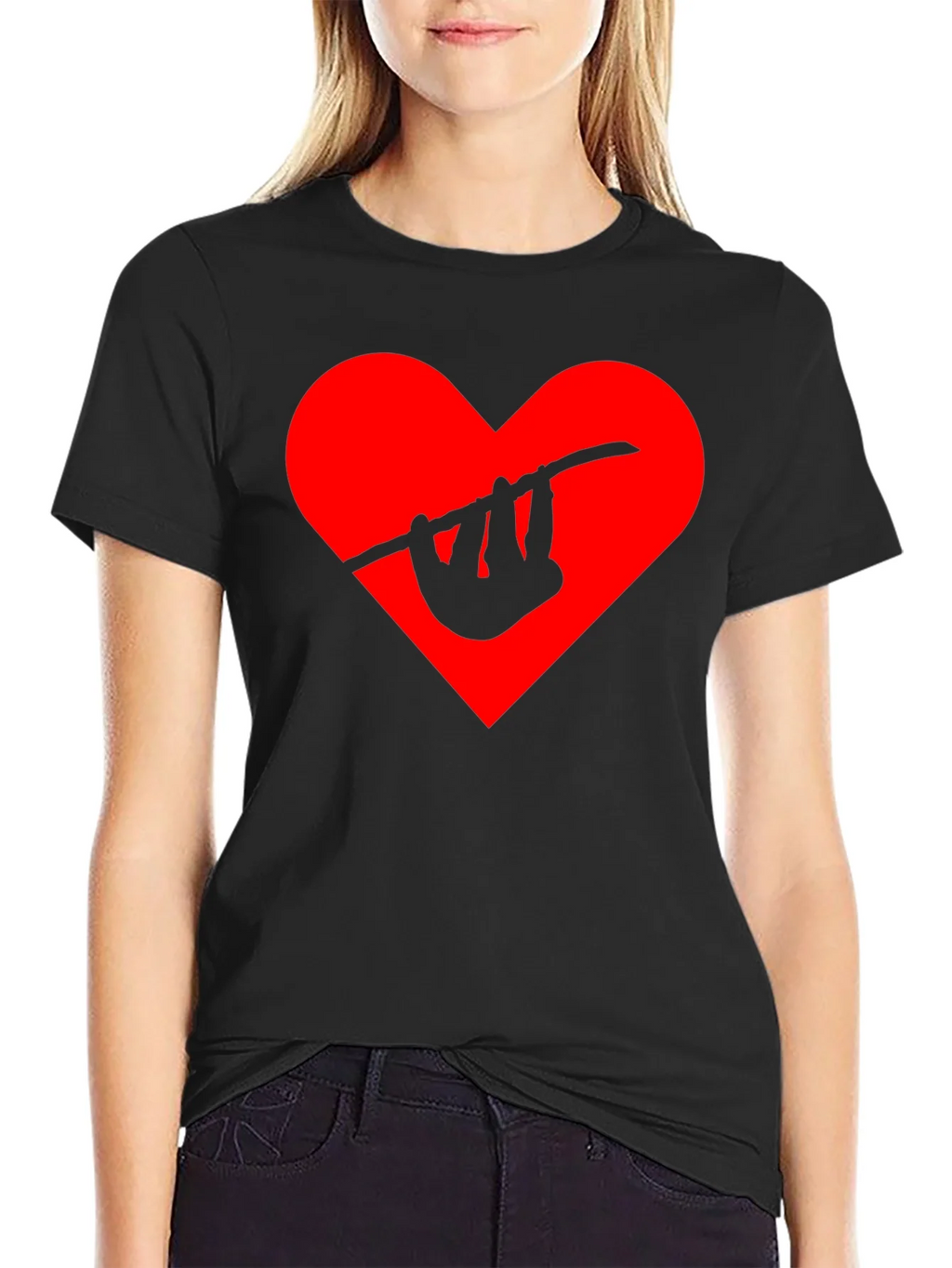 Sloth Heart Graphic Tee - Hang in There! product image 5