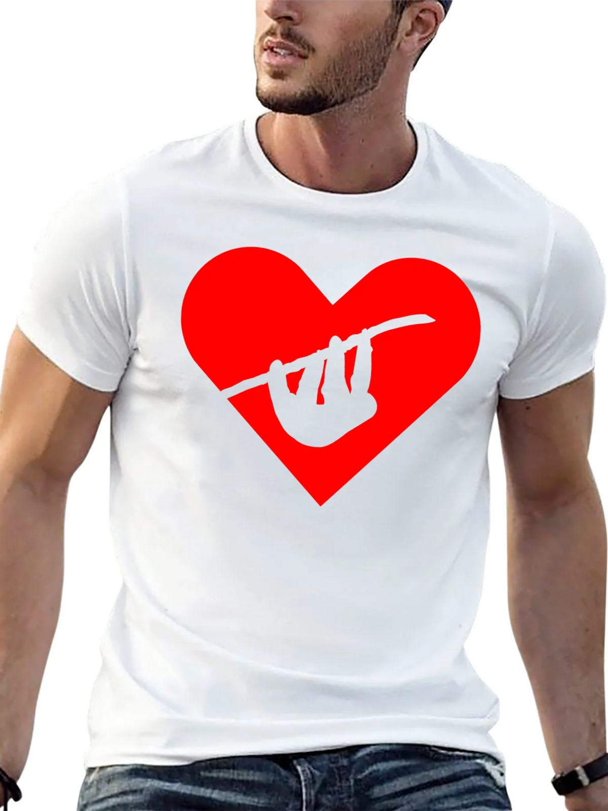 Sloth Heart Graphic Tee - Hang in There! product image 4