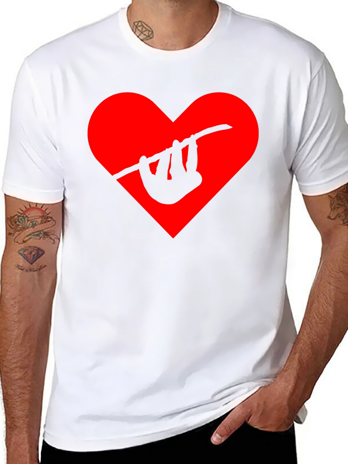 Sloth Heart Graphic Tee - Hang in There! product image 10