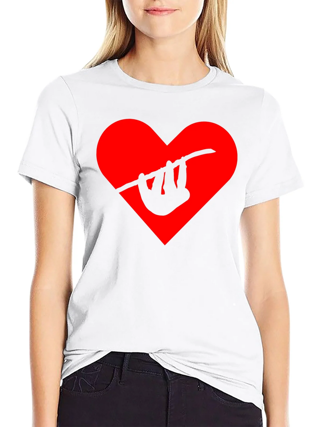 Sloth Heart Graphic Tee - Hang in There! product image 11