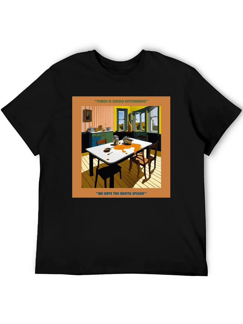 Spilled Broth Art T-Shirt product image 8