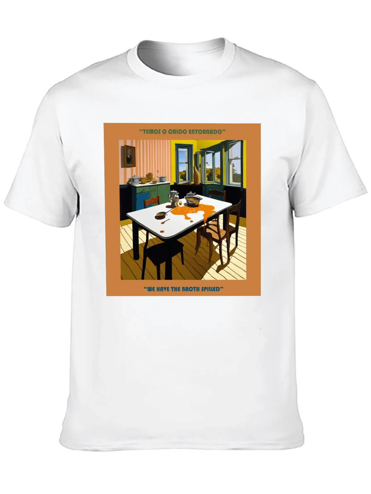Spilled Broth Art T-Shirt product image 12