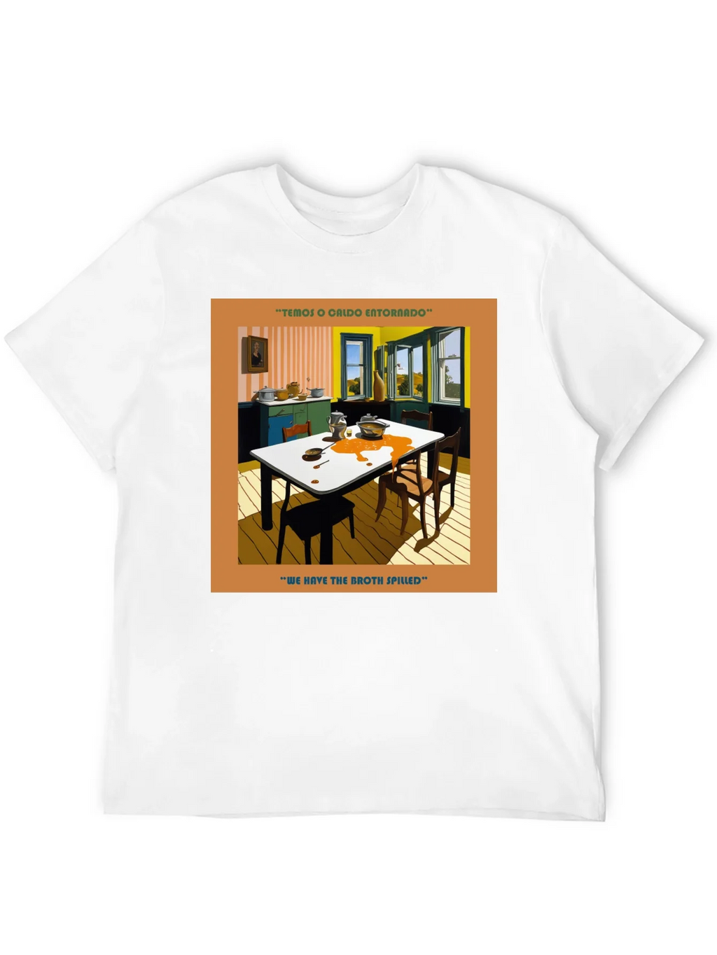 Spilled Broth Art T-Shirt product image 3