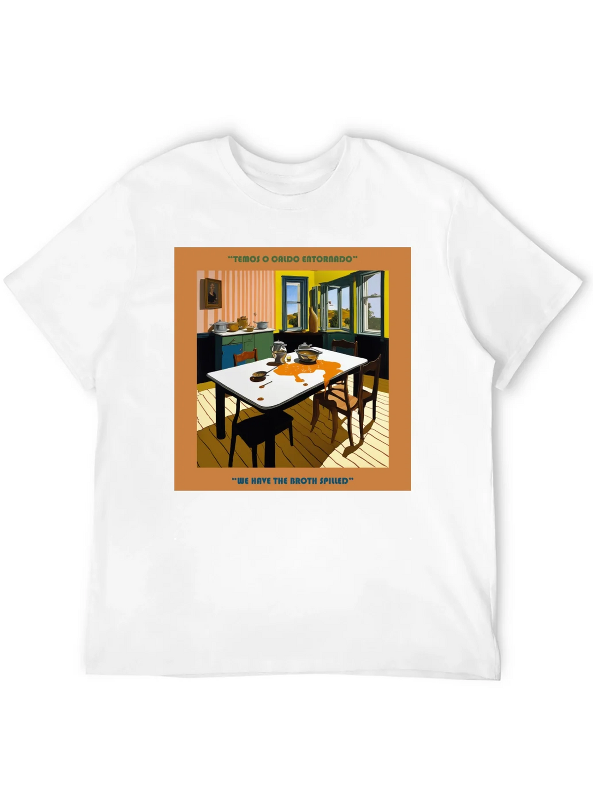 Spilled Broth Art T-Shirt product image 3