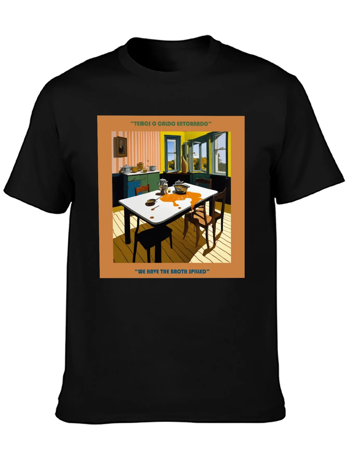 Spilled Broth Art T-Shirt product image 6