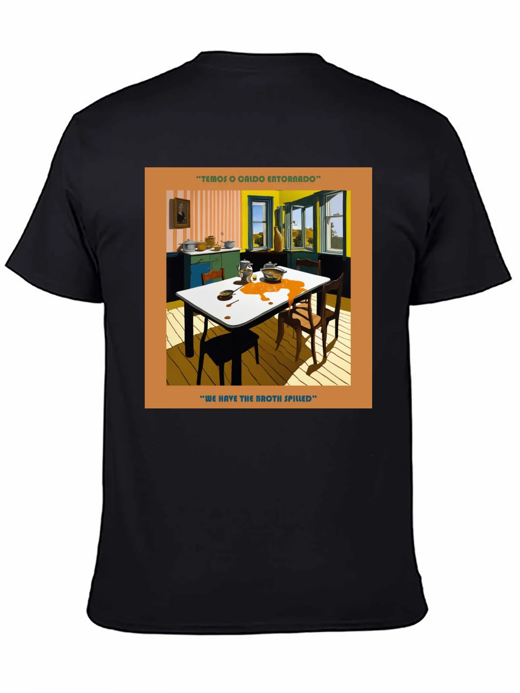 Spilled Broth Art T-Shirt product image 7