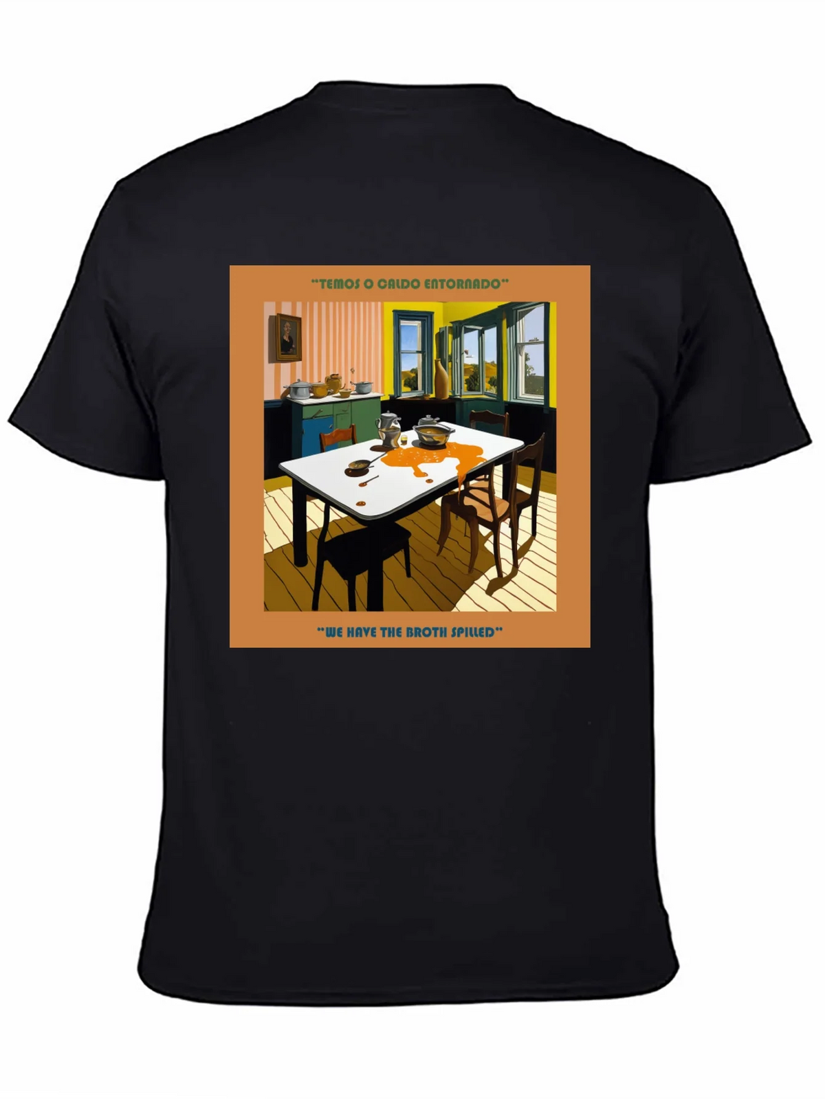 Spilled Broth Art T-Shirt product image 7