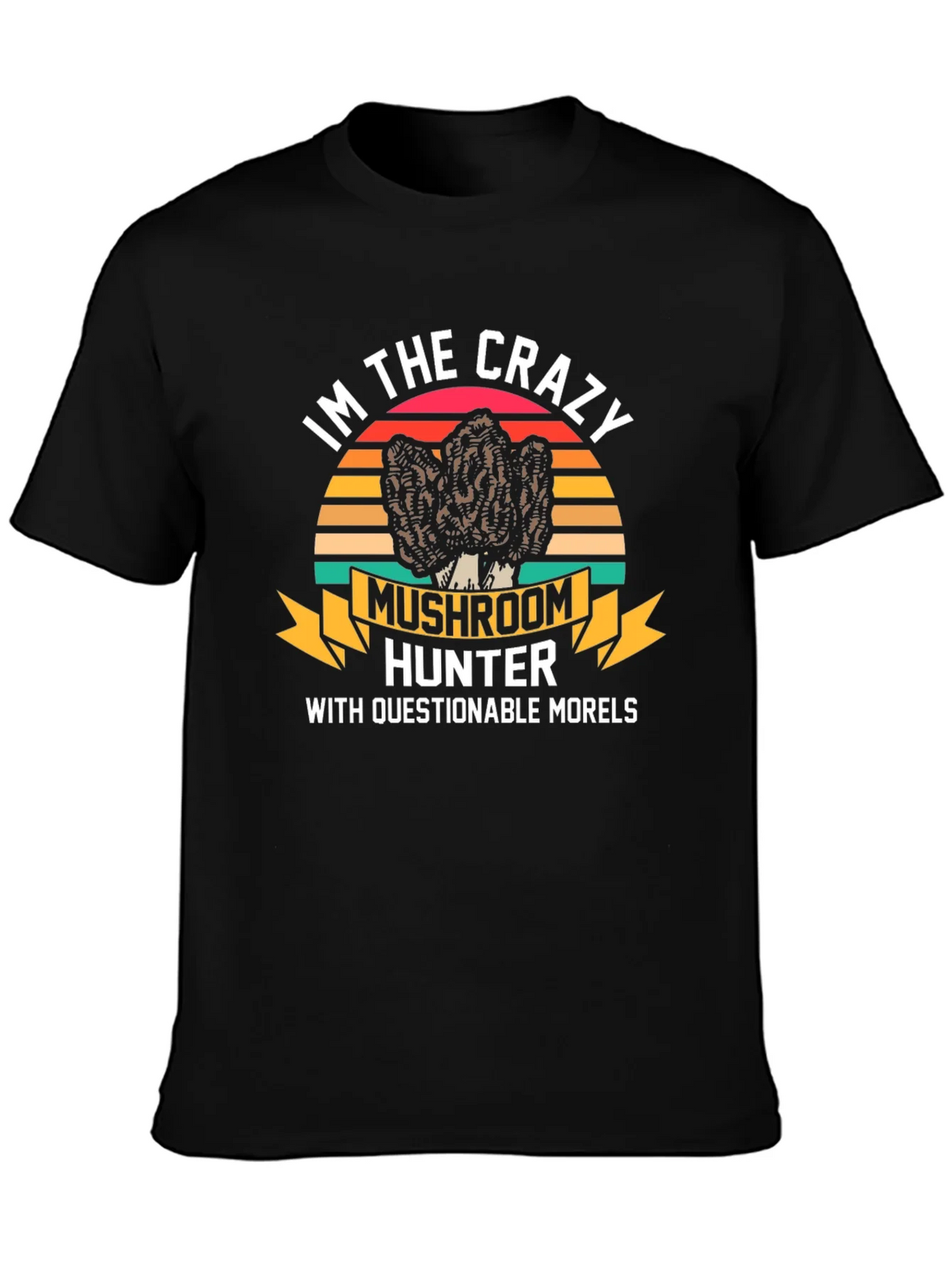 Crazy Mushroom Hunter T-Shirt product image 6