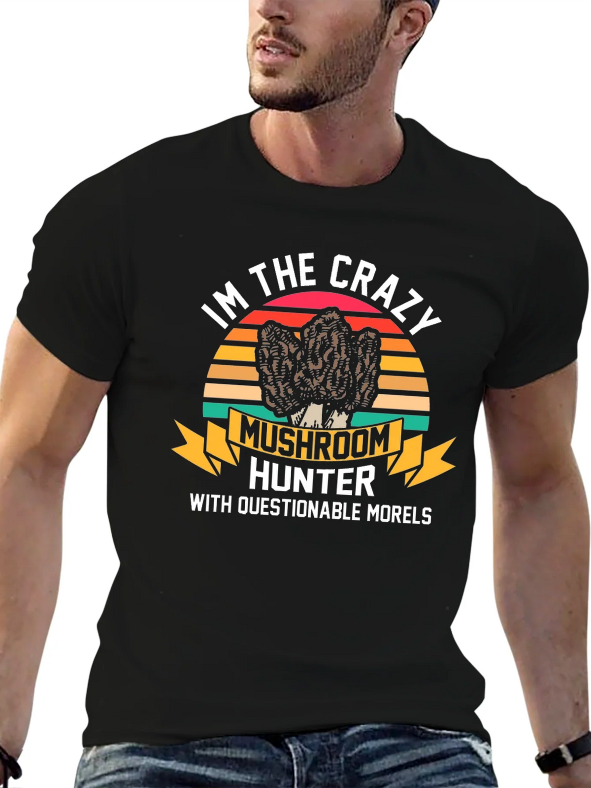 Crazy Mushroom Hunter T-Shirt product image 9