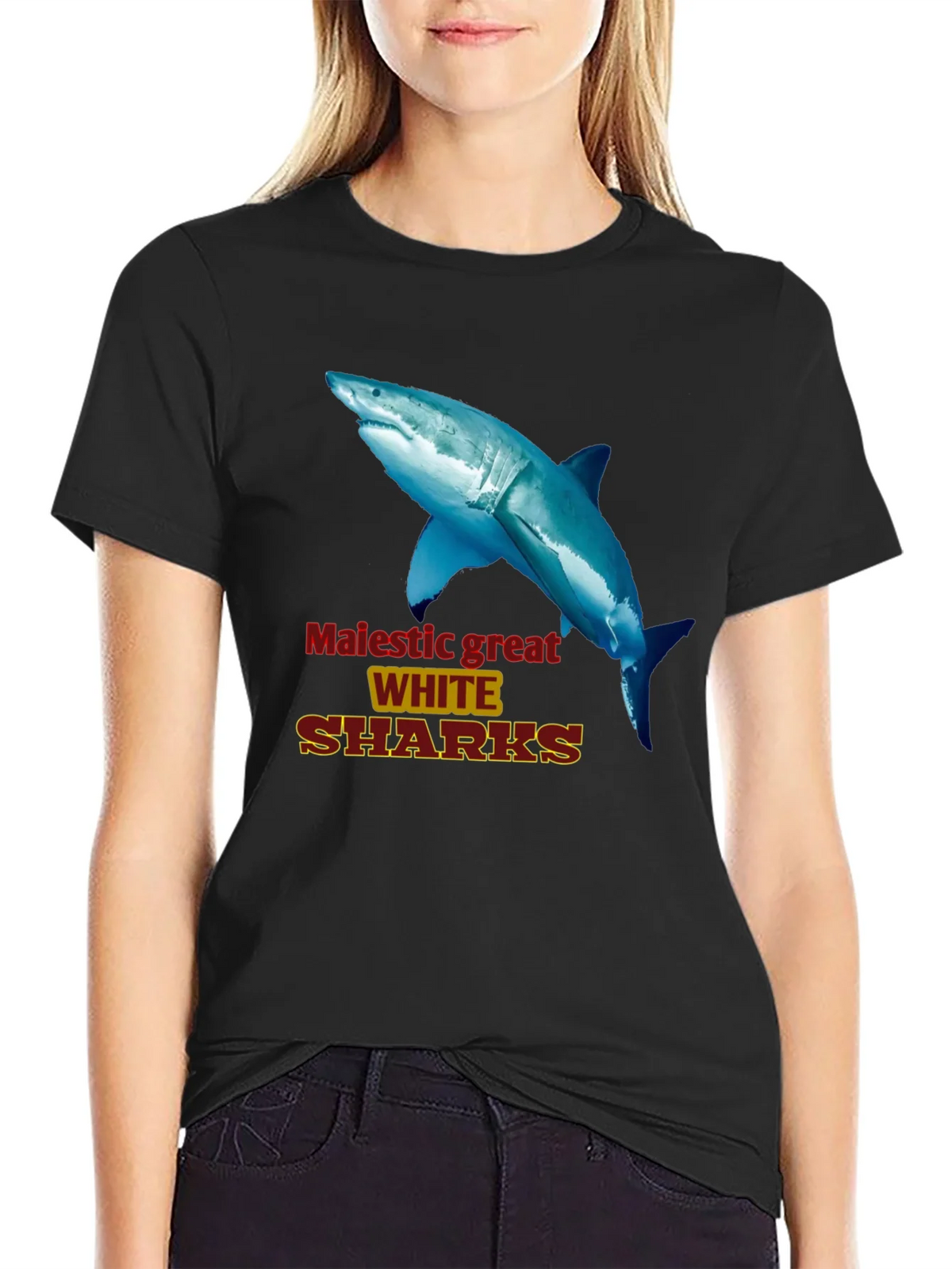 Majestic Great White Sharks Graphic Tee product image 5
