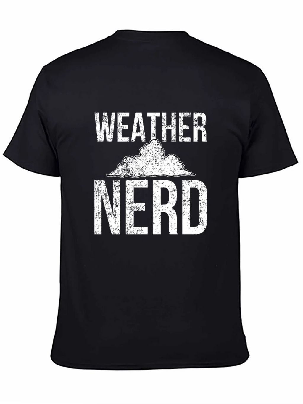 Weather Nerd Graphic T-Shirt - Black Cotton Tee product image 7