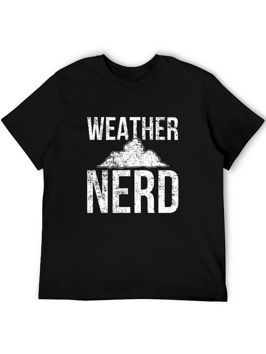 Weather Nerd Graphic T-Shirt - Black Cotton Tee product image 8