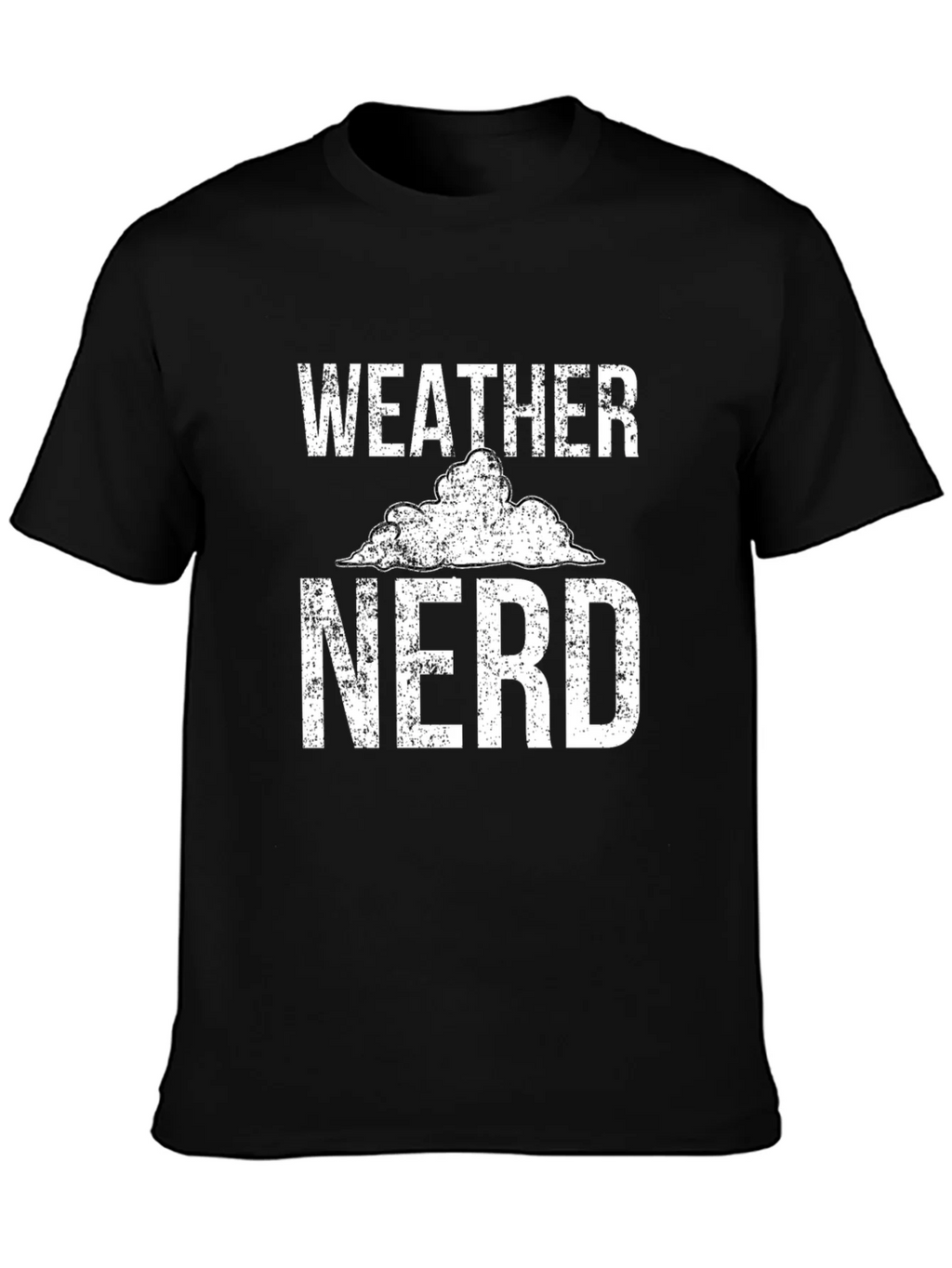 Weather Nerd Graphic T-Shirt - Black Cotton Tee product image 6