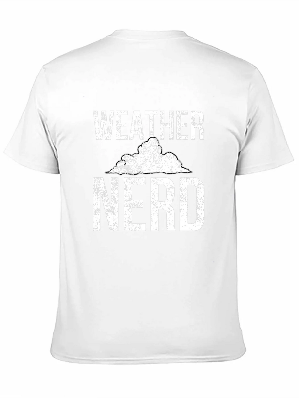 Weather Nerd Graphic T-Shirt - Black Cotton Tee product image 2