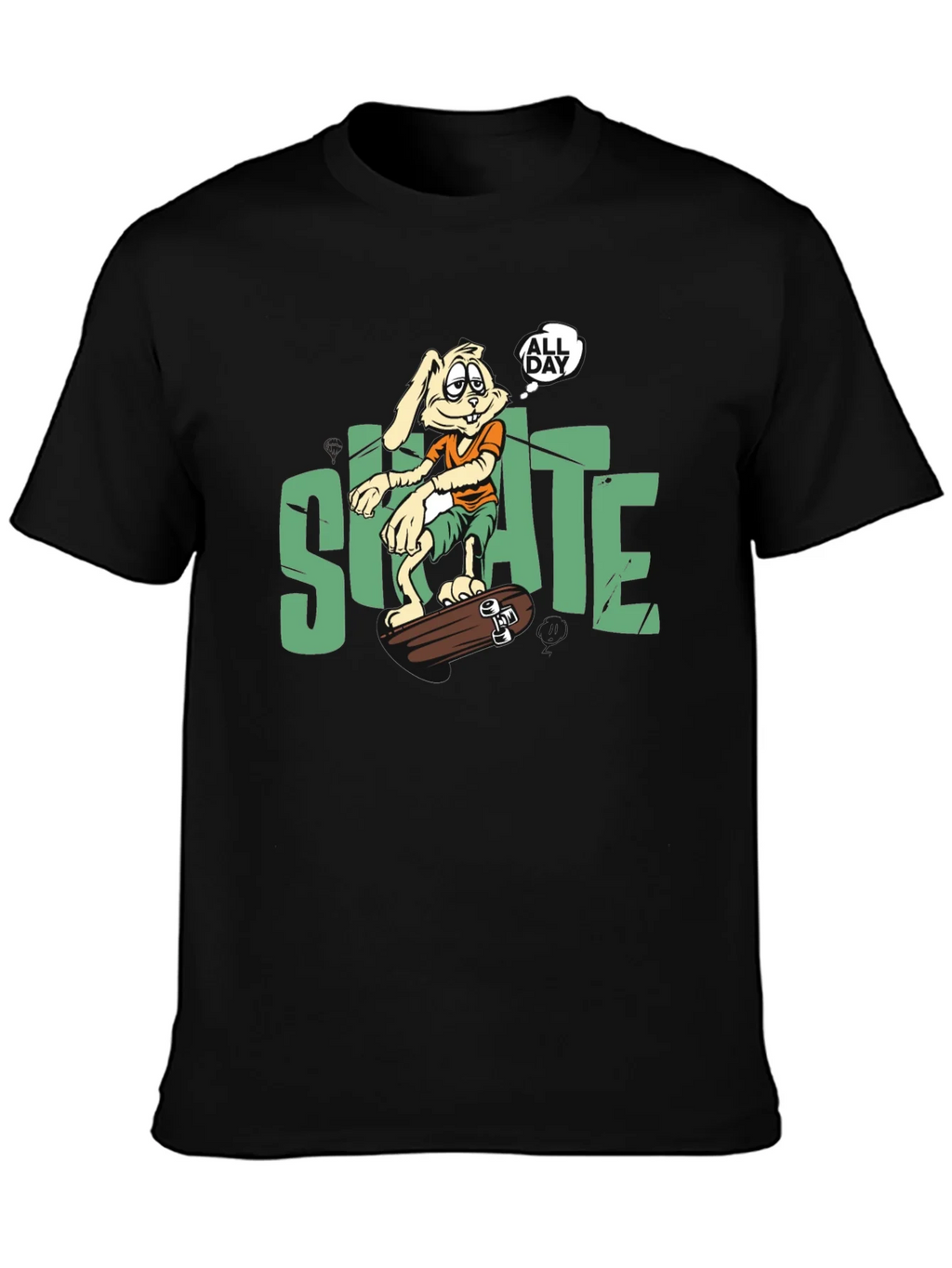 Skate All Day T-Shirt: Bunny Skateboarder product image 6